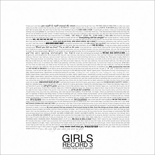 GIRLS - RECORD 3: FATHER, SON, HOLY GHOST LP + DOWNLOAD