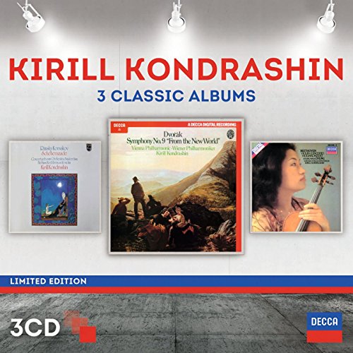 KIRILL, KONDRASHIN - 3 CLASSIC ALBUMS: DVORAK SYM. NO.9, RIMSKY-KORSAKOV SCHEHERAZADE, BEETHOVEN VIOLIN CONCERT (3 CD) (CD)