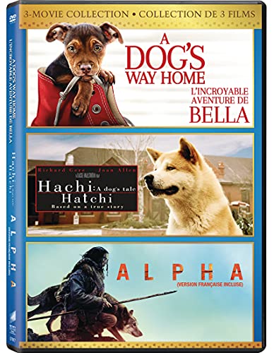 ALPHA (2018) / DOG'S WAY HOME, A / HACHI: A DOG'S TALE - SET (BILINGUAL)