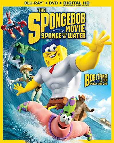 THE SPONGEBOB MOVIE: SPONGE OUT OF WATER [BLU-RAY DVD DIGITAL