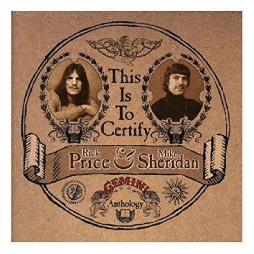 PRICE,RICK / SHERIDAN,MIKE - THIS IS TO CERTIFY (CD)