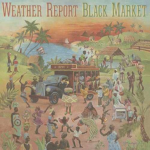 WEATHER REPORT - BLACK MARKET (FLAMING COLOURED VINYL)