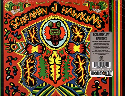 BECAUSE IS IN YOUR MIND (OPAQUE WHITE/BLUE MIXED VINYL) (RSD 2020)-JAY SCREAMIN HAWKINS
