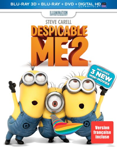 DESPICABLE ME 2 3D - DTESTABLE MOI 2 [BLU-RAY 3D + BLU-RAY + DVD + ULTRAVIOLET]