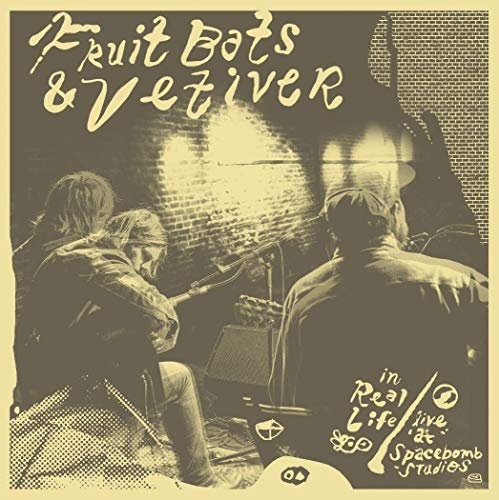 FRUIT BATS & VETIVER - IN REAL LIFE: LIVE AT SPACEBOMB STUDIOS (CUSTARD VINYL)