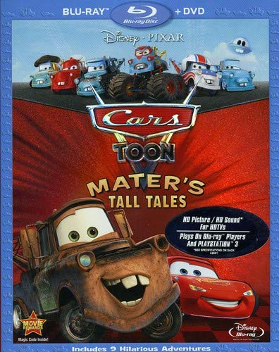 CARS TOON: MATER'S TALL TALES [BLU-RAY + DVD] (BILINGUAL)
