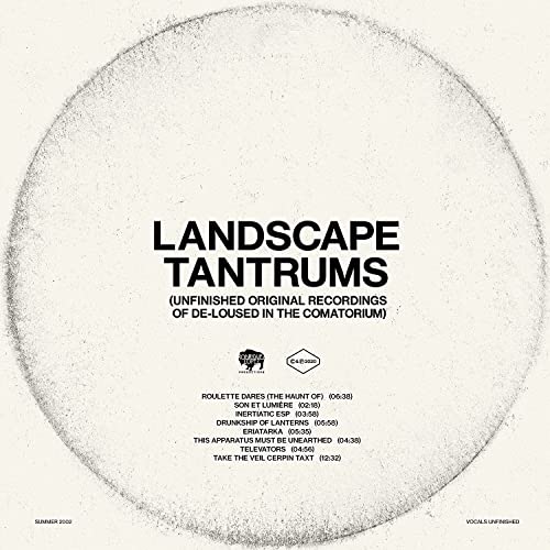 THE MARS VOLTA - LANDSCAPE TANTRUMS - UNFINISHED ORIGINAL RECORDINGS OF DE-LOUSED IN THE COMATORIUM (BLACK VINYL)