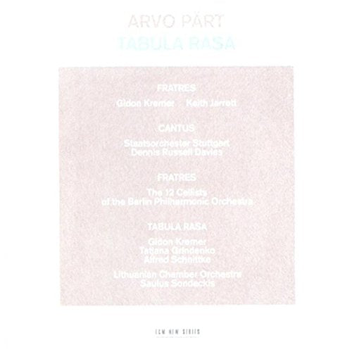 PART, ARVO - TABULA RASA