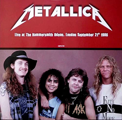 METALLICA - LIVE AT THE HAMMERSMITH ODEON LONDON SEPTEMBER 21TH 1986 (1 LP)