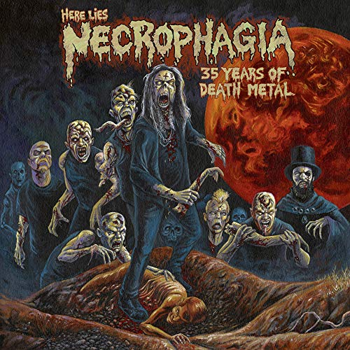 NECROPHAGIA - HERE LIES NECROPHAGIA; 35 YEARS OF DEATH METAL (CD)