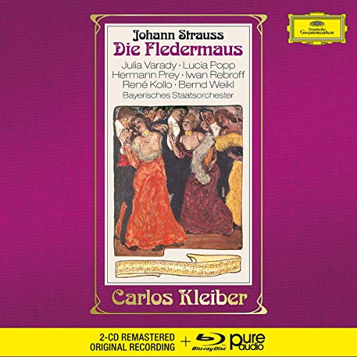 KLEIBER, CARLOS - STRAUSS - DIE FLEDERMAUS (2CD + BLU-RAY AUDIO) (CD)