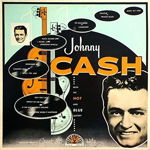 JOHNNY CASH - WITH HIS HOT AND BLUE GUITAR (VINYL)