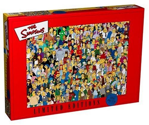 SIMPSONS: SUNDAY AFTERNOON ON THE RIVER - PUZZLE-1000 PIECES-LTD ED