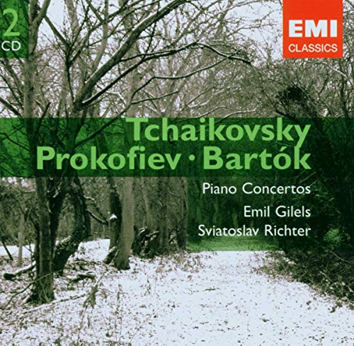 GILELS, EMIL - TCHAIKOVSKY: PIANO CONCERTOS NOS. 1, 2 & 3 / PROKOFIEV: PIANO CONCERTO NO. 5 / BARTOK: PIANO CONCERTO NO. 2 (CD)