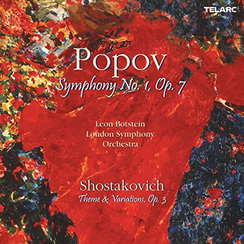 POPOV: SYMPHONY NO. 1, OP. 7 / SHOSTAKOVICH: THEME & VARIATIONS, OP. 3 (CD)