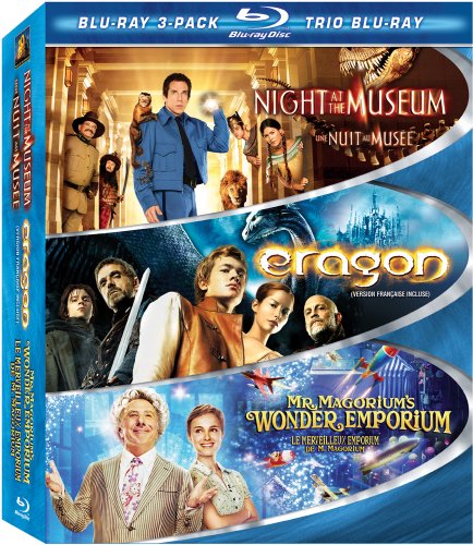 NIGHT AT THE MUSEUM/ERAGON/MR. MAGORIUM'  - BLU-3-PACK