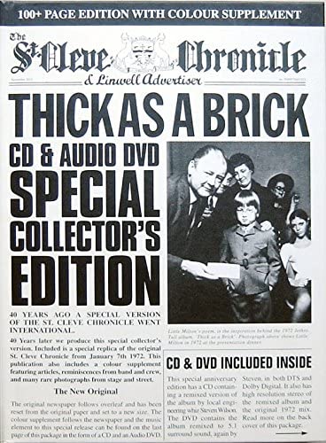 JETHRO TULL - THICK AS A BRICK (40TH ANNIVERSARY SPECIAL EDITION) (CD)