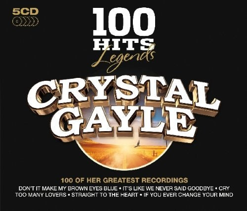 GAYLE, CRYSTAL - CRYSTAL GAYLE 100 HITS LEGENDS (5CD) (CD)