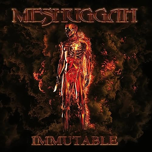 MESHUGGAH - IMMUTABLE (ORANGE COLORED CIRCLE BLACK VINYL)