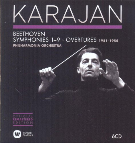 PHILHARMONIA ORCHRESTRA - THE KARAJAN OFFICIAL REMASTERED EDITION - PHILHARMONIA ORCHESTRA 1951-1955: BEETHOVEN SYMPHONIES & OVERTURES (CD)