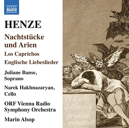 HENZE / BANSE / ORF VIENNA RADIO SYMPHONY - NACHTSTUCKE UND ARIEN (CD)