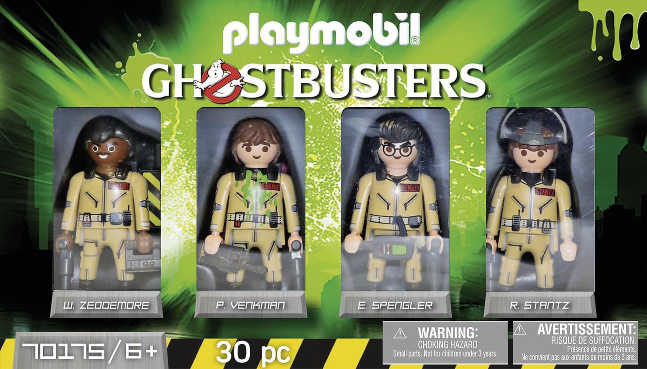 GHOSTBUSTERS: ZEDDEMORE/VENKMAN/SPENGLER - PLAYMOBILE-SET OF 4