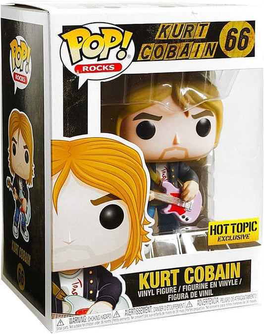 NIRVANA: KURT COBAIN #66 (BLACK SWEATER) - FUNKO POP!-EXCLUSIVE