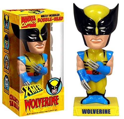 X-MEN: WOLVERINE (BLUE/YELLOW OUTFIT) - WACKY WOBBLER