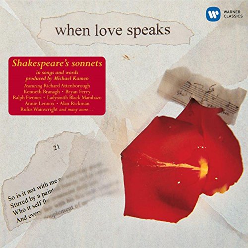 VARIOUS ARTISTS - WHEN LOVE SPEAKS (SHAKESPEARS'S SONNETS) (CD)