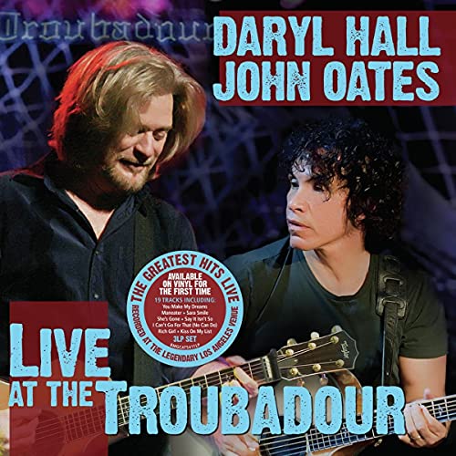 DARYL HALL & JOHN OATES - LIVE AT THE TROUBADOUR (VINYL)