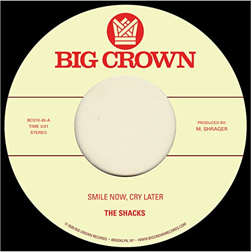 SHACKS & BRAINSTORY - SMILE NOW, CRY LATER B/W RUNAWAY (VINYL)