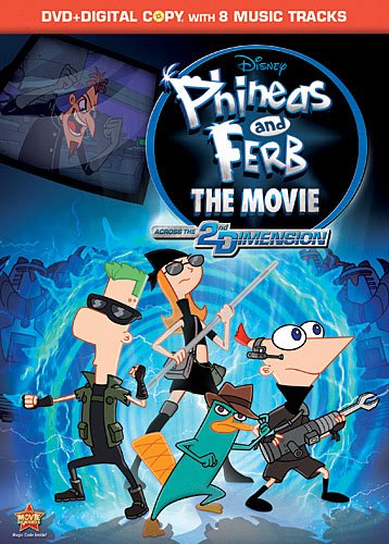 PHINEAS AND FERB: THE MOVIE - ACROSS THE SECOND DIMENSION (+ PLATYPULT KIT) [DVD + DIGITAL COPY]