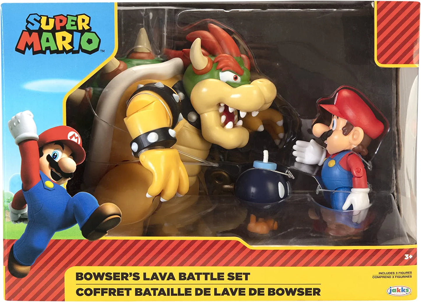 SUPER MARIO: BOWSER'S LAVA BATTLE SET - JAKKS-2019