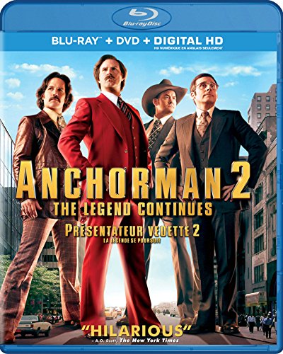 ANCHORMAN 2: THE LEGEND CONTINUES [BLU-RAY + DVD + DIGITAL COPY] (BILINGUAL)