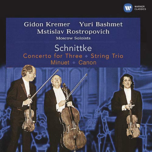 ROSTROPOVICH, MISTISLAV - SCHNITTKE: CONCERTO FOR THREE, STRING TRIO, MINUET (CD)