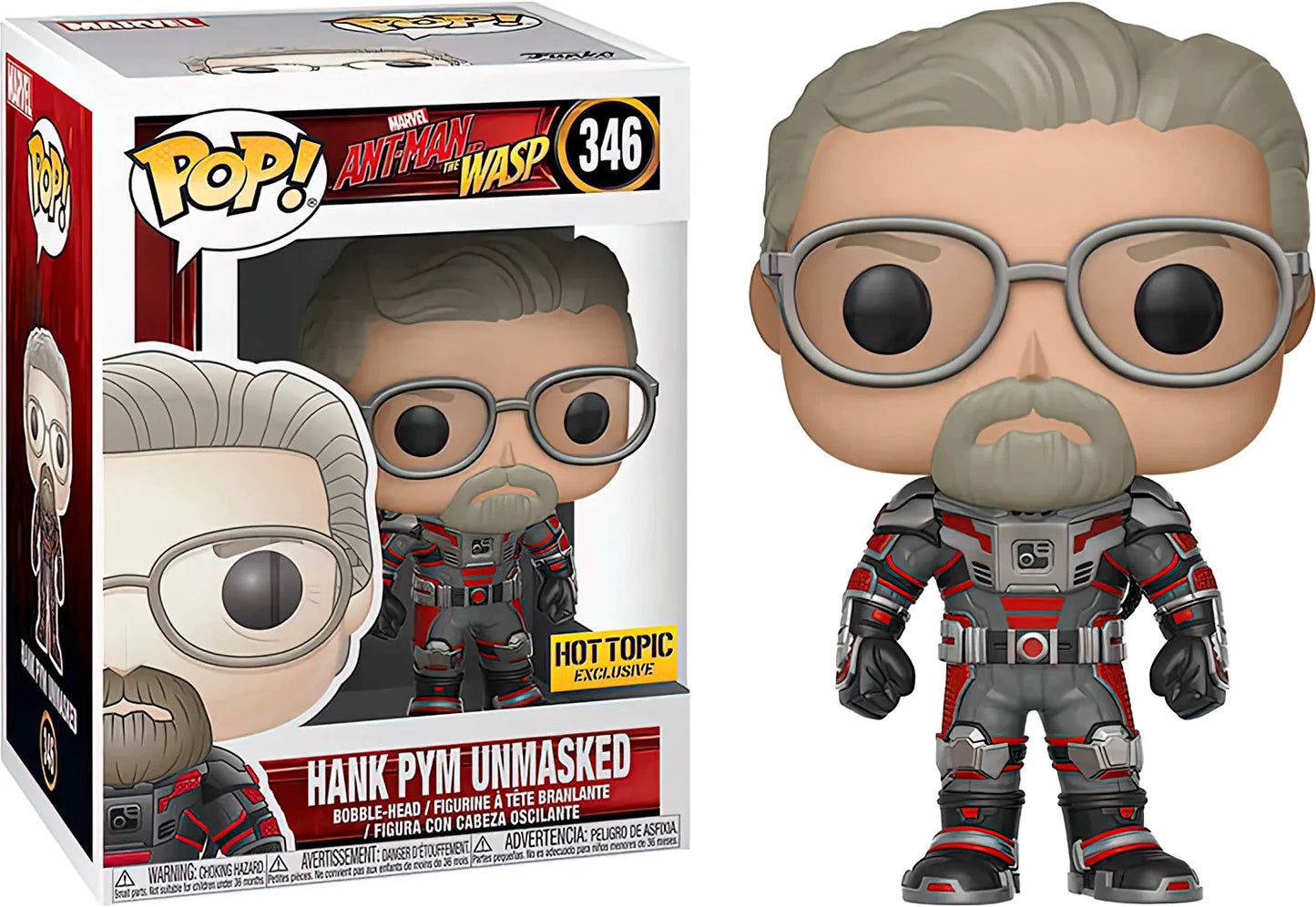 ANT-MAN & THE WASP: HANK PYM #346 - FUNKO POP!-UNMASKED