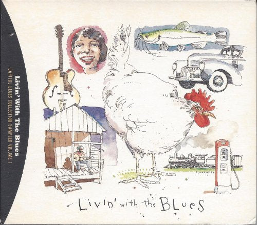 VARIOUS  - LIVIN' WITH THE BLUES