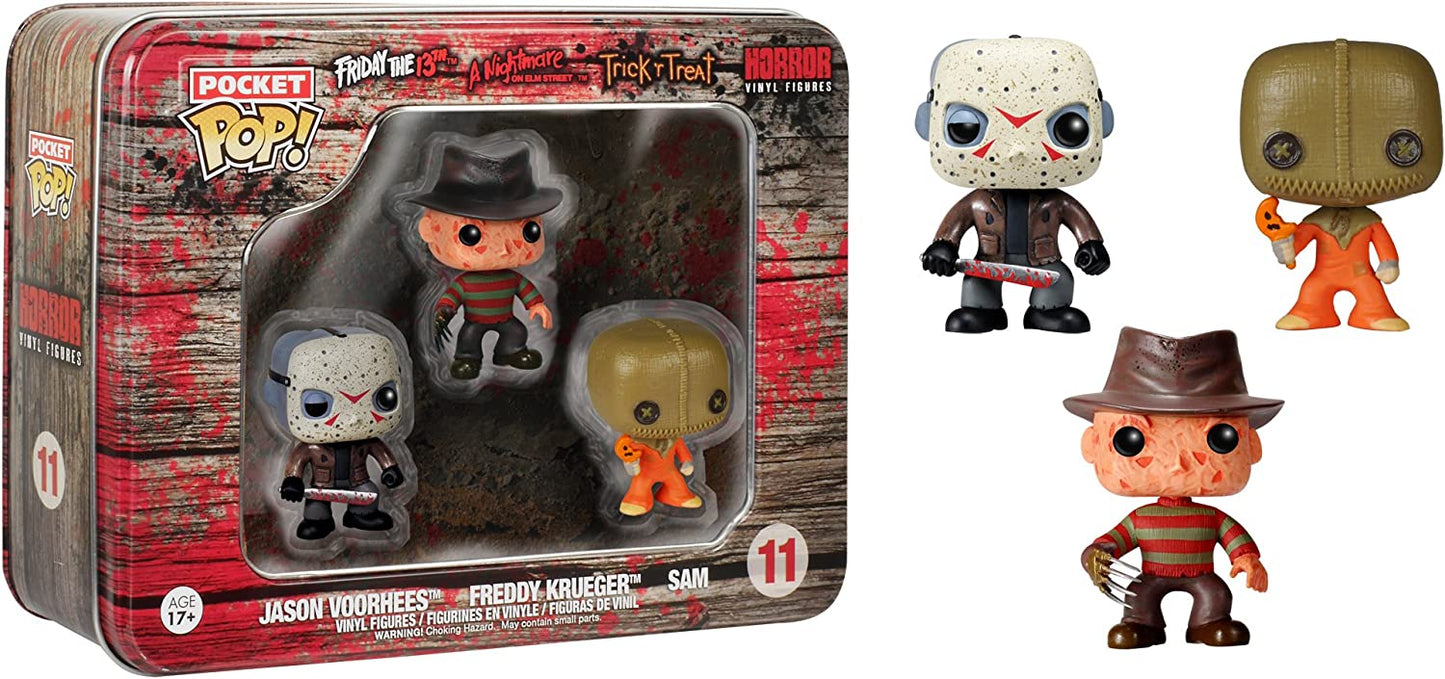 HORROR: JASON VOORHEES/FREDDY KRUEGER/SA - POCKET POP!-3 PACK