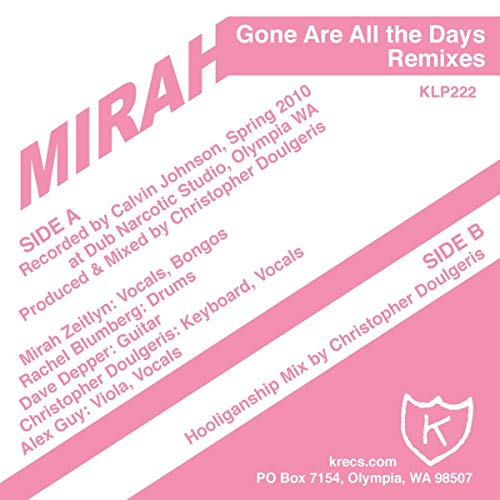 MIRAH - GONE ARE ALL THE DAYS (VINYL)