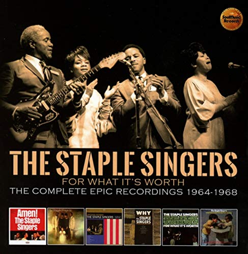 STAPLE SINGERS - FOR WHAT IT'S WORTH: COMPLETE EPIC RECORDINGS 1964-1968 (REMASTERED/3CD CLAMSHELL BOX) (CD)