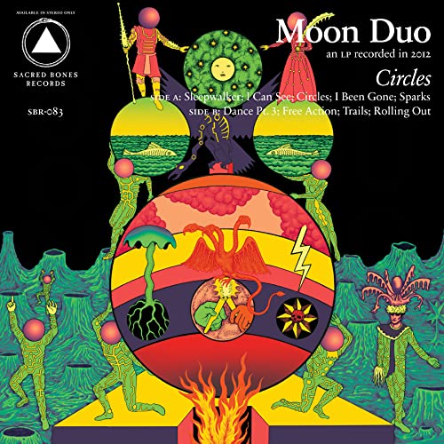 MOON DUO - CIRCLES - GREEN (VINYL)