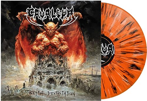 CAVALERA - BESTIAL DEVASTATION - ORANGE, BLACK & WHITE SPLATTER (VINYL)