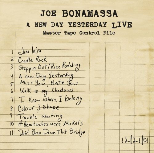 BONAMASSA, JOE - A NEW DAY YESTERDAY - LIVE (2LP/180G/LTD)