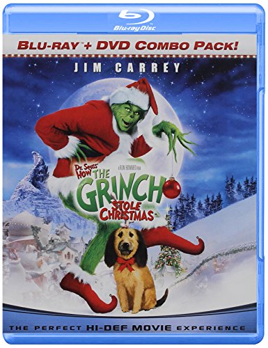 HOW THE GRINCH STOLE CHRISTMAS  - BLU-2000-JIM CARREY-INC. DVD COPY