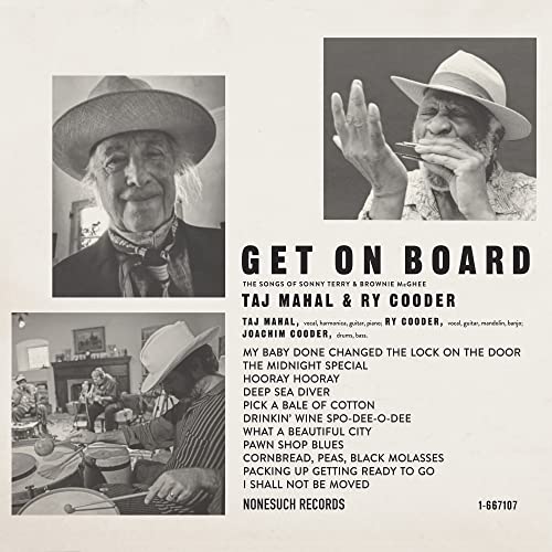 TAJ MAHAL & RY COODER - GET ON BOARD (VINYL)