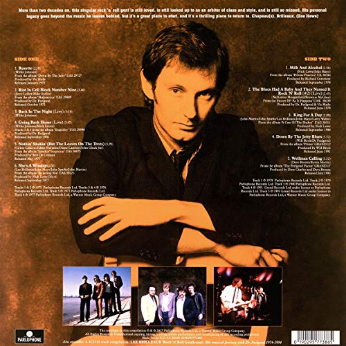 DR. FEELGOOD - LEE BRILLEAUX: ROCK 'N' ROLL GENTLEMAN (VINYL)