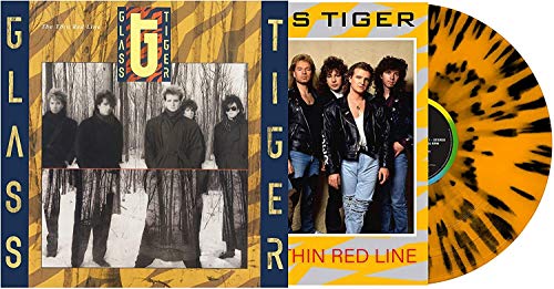 GLASS TIGER - THE THIN RED LINE (180 GRAM TIGER STRIPED VINYL)