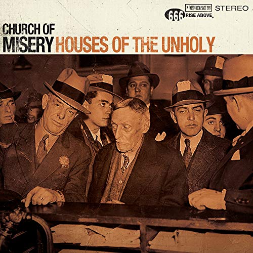 CHURCH OF MISERY - HOUSES OF THE UNHOLY (RISE ABOVE RECORDS 30TH ANNIVERSARY GOLD SPARKLE EDITION (VINYL)