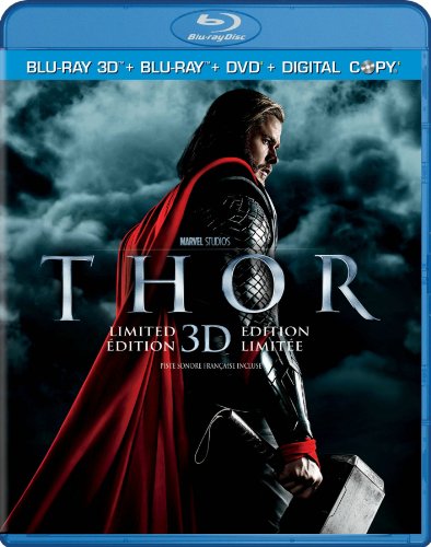 THOR 3D (LIMITED EDITION) (BD 3D + BLU-RAY + DVD + DIGITAL COPY) (BILINGUAL)