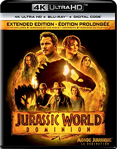 JURASSIC WORLD DOMINION - EXTENDED EDITION 4K ULTRA HD + BLU-RAY + DIGITAL